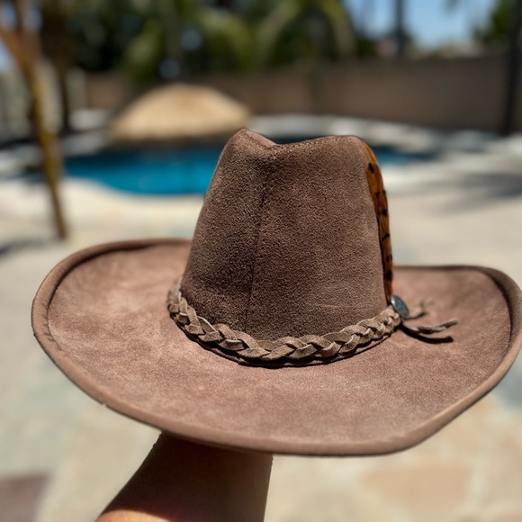 United Hatters Cap & Millinery Works Int. Union Vintage Western Cowboy Hat sz sm - Picture 2 of 7